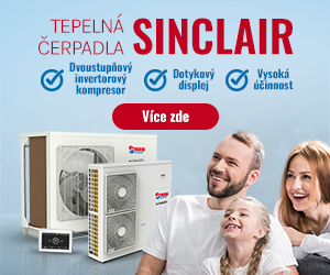 Tepelná čerpadla Sinclair • váš odborný a spolehlivý partner na na chlazení a vytápění